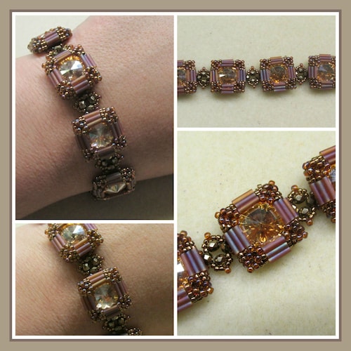 Diamond Duo Bracelet Pdf Tutorial INSTANT DOWNLOAD Etsy