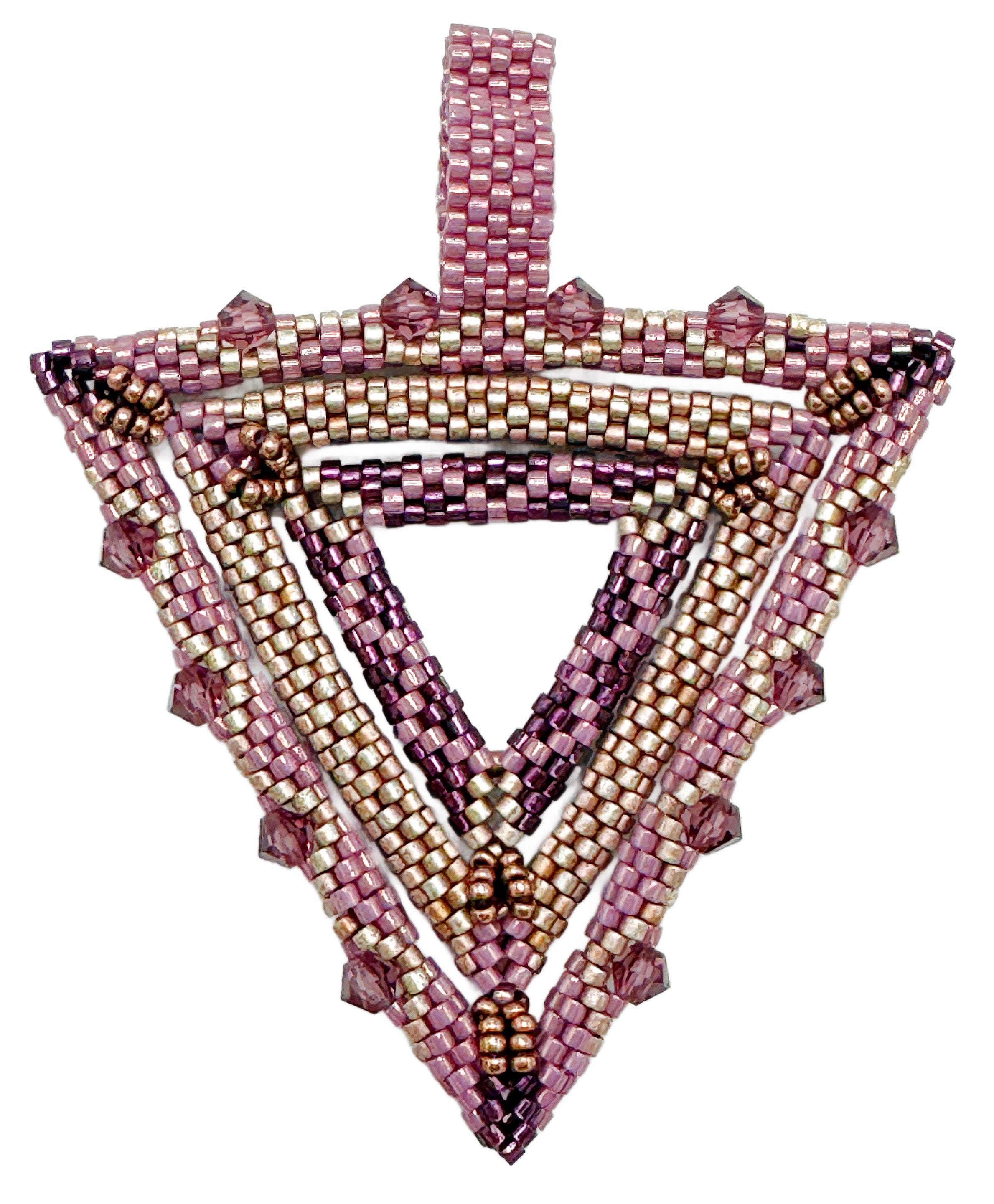 Triangular Pendants Triangular Pendant INSTANT DOWNLOAD Pattern - Etsy