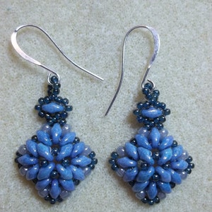 Corundom Earrings Pdf Tutorial (INSTANT DOWNLOAD)