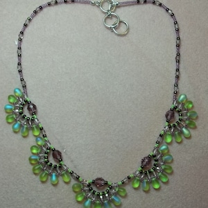 Drop it like it&#39;s Hot Necklace PDF Pattern Tutorial (INSTANT DOWNLOAD)