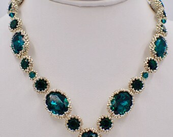 Emerald City Necklace PDF Jewelry Making Tutorial (INSTANT DOWNLOAD)