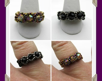 On the Rocks Ring PDF Pattern (Instant Download) Jewelry Making