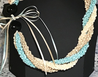 Twisted Ribbon Lei - Waimea