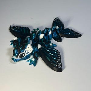 Mini Blue Butterfly Dragon | Flexi Dragon | Articulating Animal | Butterfly