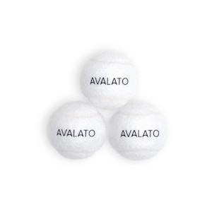 Avalato White Tennis Balls – Vintage-Inspired | Multi-Purpose Balls for Massage, Play, and Décor