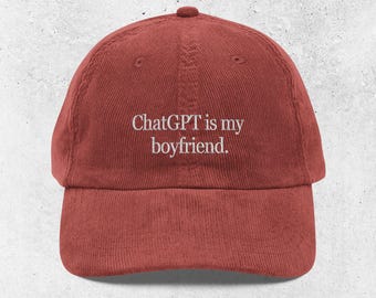 ChatGPT Hat, 90s Funny Embroidered Dad Hat, Fun Gift for AI Lovers and Gamers, Y2k Unisex Trendy Hat, Vintage Baseball Cap, Tech Programmer