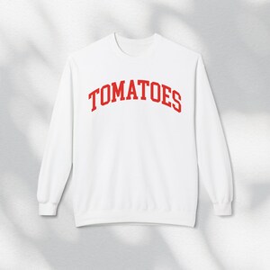 Tomatoes Sweatshirt Unisex, Vegetable Crewneck, Gift for Gardeners and Vegetarians, Farmers Market Drip, Plant Based Pullover