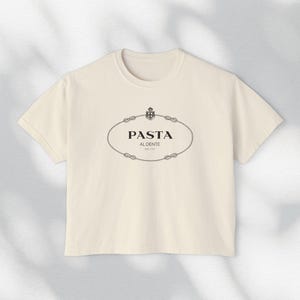 Pasta Shirt Unisex, Italian Food Shirt, Gift for Foodies and Pasta Lovers, Trendy Tshirt for Chefs and Fashion Fans, Funny Designer Shirt