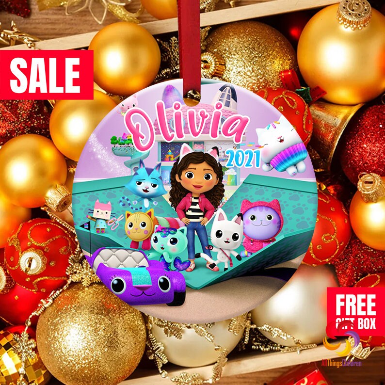 Gabbys Dollhouse Ornament Gabbys Doll House Gift Gabbies Etsy