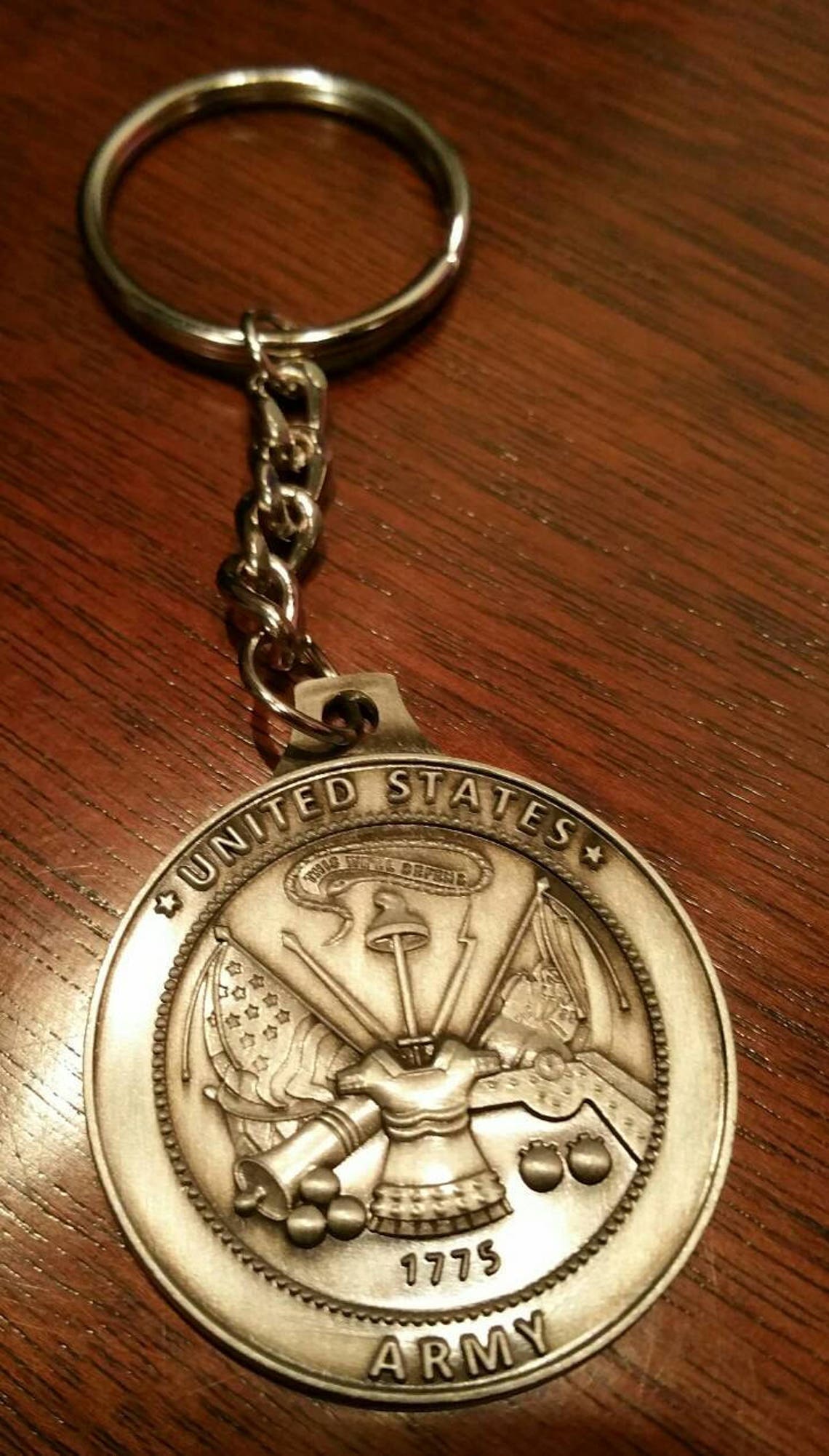 Personalized Army Keychain Army Key chain Personalized Etsy