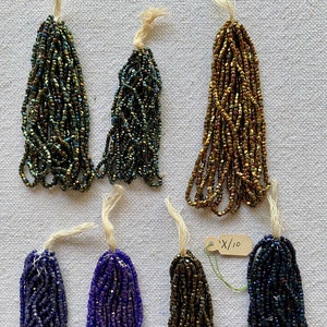 Antique Beads Iridescent Colors