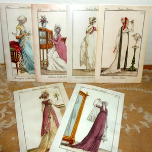 Grandes cartes de mode françaises « Costume parisien »