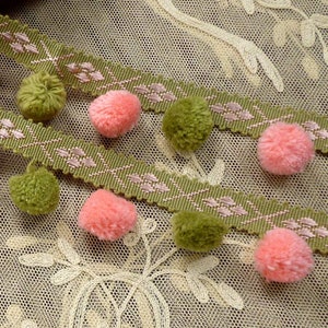 Français Pom Pom vintage Trim image 2