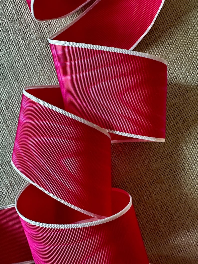 5 Yards Vintage Moiré Ribbon - Etsy