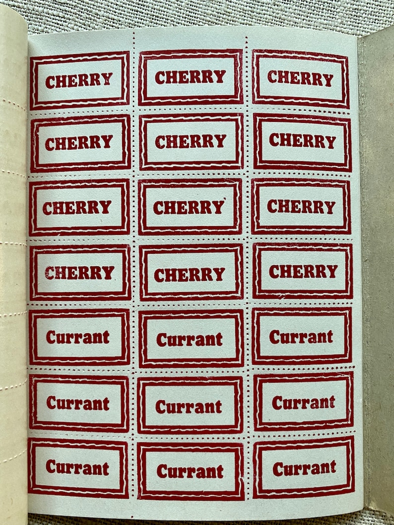 Antique Preserve Labels Etsy