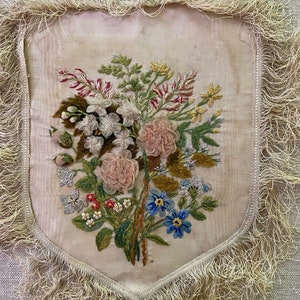 18th Century Embroidered Panel