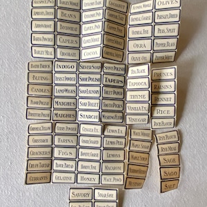 Antique Dennison Labels for the Store Room