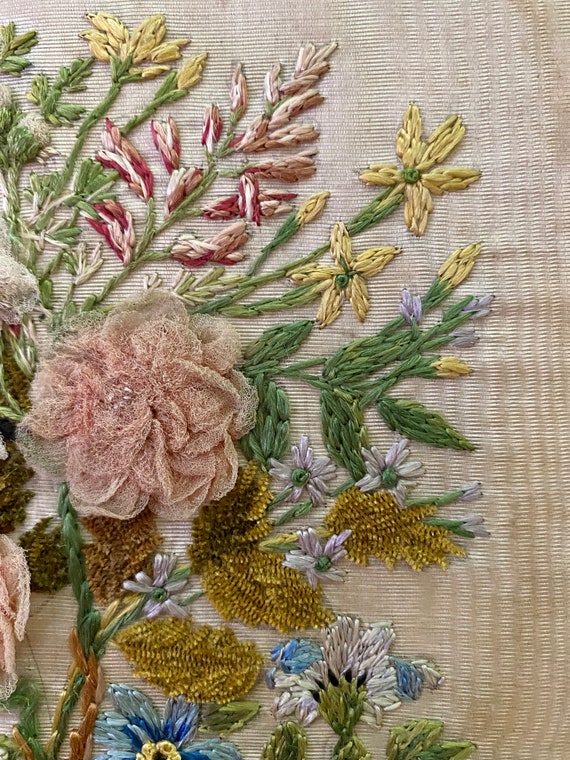 18th Century Embroidered Panel - image 3