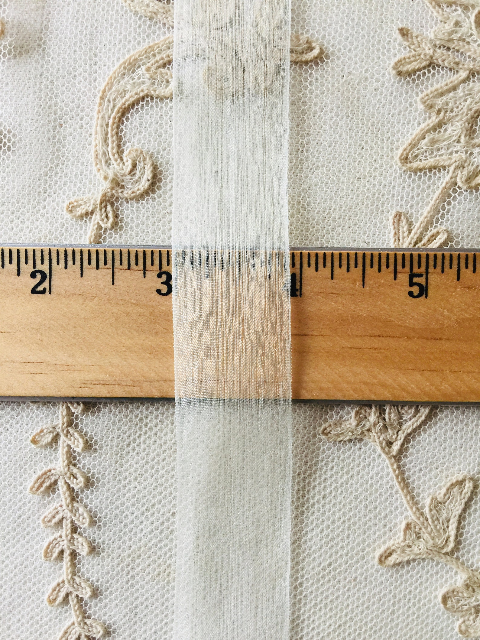 Vintage Silk Organdy Ribbon 10 Yards - Etsy