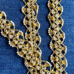 Handgemaakt goud metallic en parelafwerking
