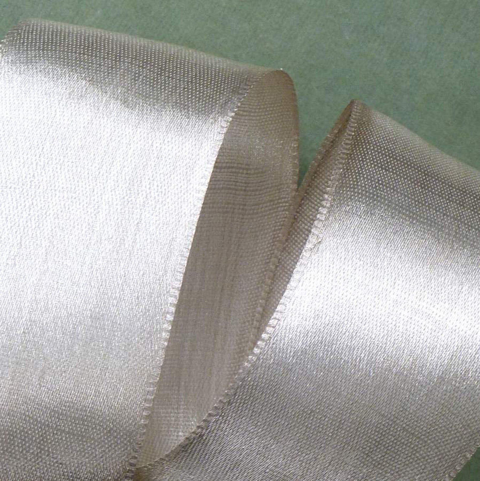 Silver Metal Ribbon - French - Etsy