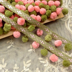 Français Pom Pom vintage Trim image 1