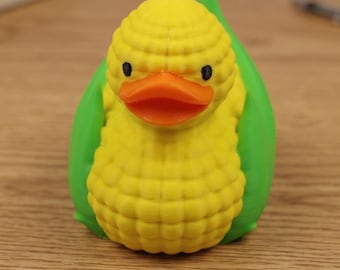 Corn Duck | 3D Printed  | Ducking Collectible Desk Decor | Crops and Plants |