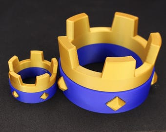 Clash Royale King's Crown – 3D Printed Gamer Trophy