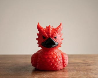 Fire Dragon Duck | 3D Printed Collectible Desk Decor