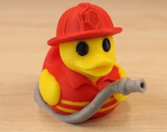 Firefighter Duck - Fire Engineer Desk Decor Car Collectible
