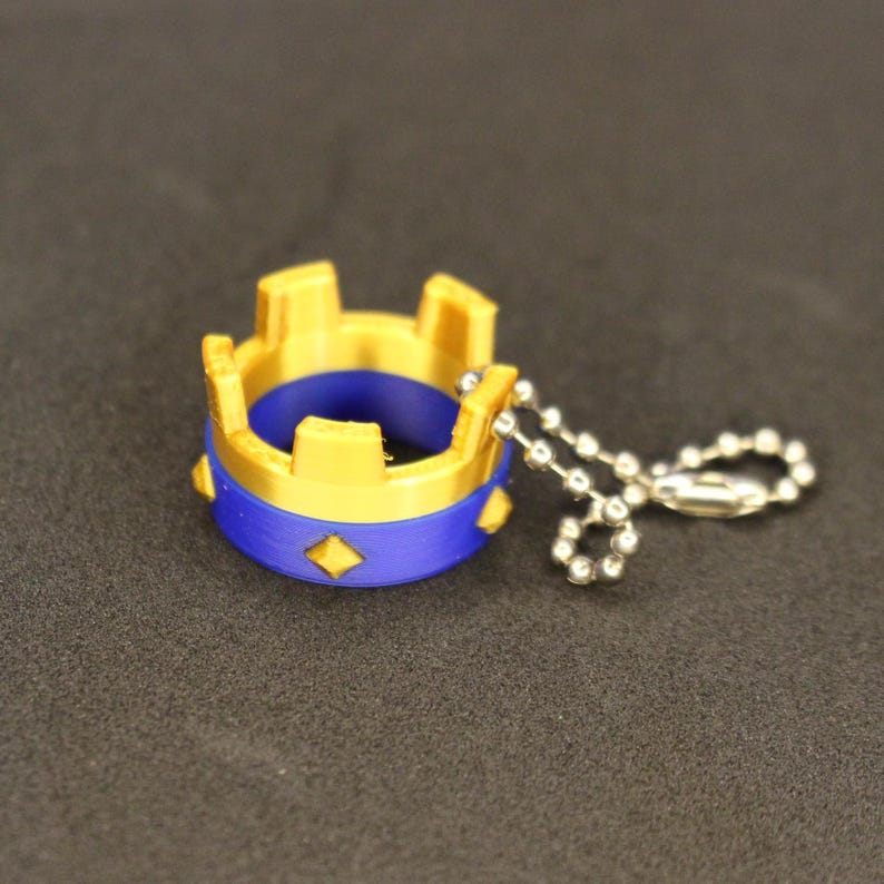 Clash Royale Crown Keychain | Gamer Backpack Charm afbeelding 3