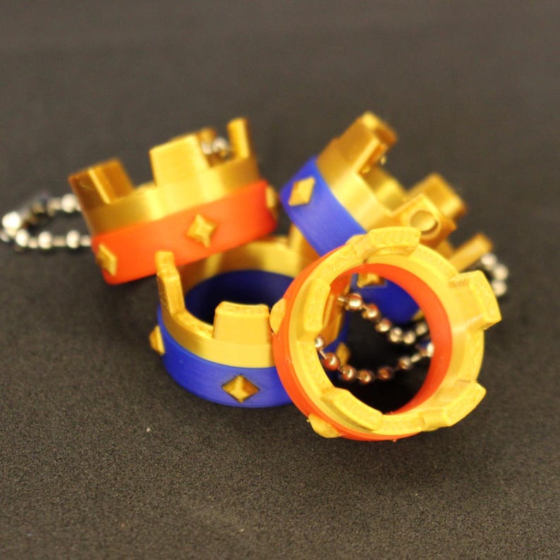 Clash Royale Crown Keychain | Gamer Backpack Charm afbeelding 5