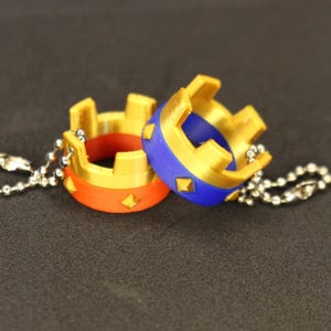 Clash Royale Crown Keychain | Gamer Backpack Charm