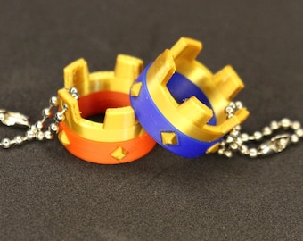 Clash Royale Crown Keychain | Gamer Backpack Charm