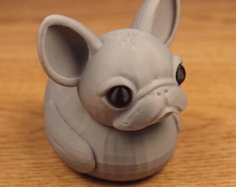 French Bulldog Duck Toy | 3D Printed Collectible Desk Decor