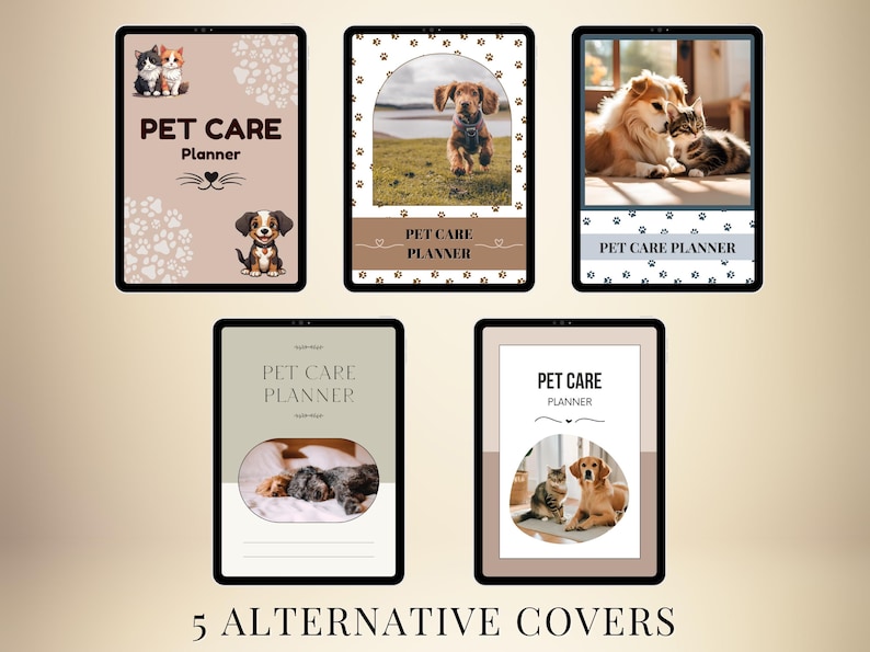 Pet Care Planner Printable, Pet Checklist Template Canva, Digital Pet Planner with Master Resell Rights, Canva Template Plr Mrr image 4