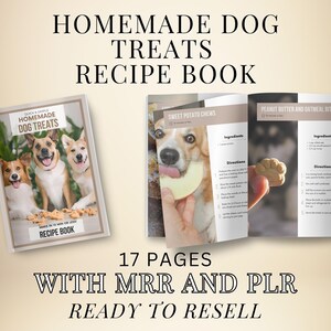 Homemade Dog Treats Recipe Ebook, Canva Template (PLR & MRR) image 2