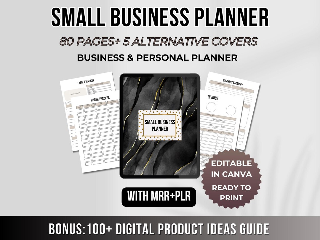 Business Planner Plr Digital Planner Mrr Plr Planner With Resell Rights ...