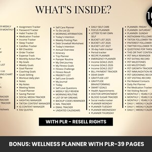 ADHD Life Planner & Calendar Bundle PLR Adhd Digital Planner with Resell Rights Canva Templates Editable Adhd Planner Printable Plr, plr digital products,  digital planner, printable planner, productivity planner