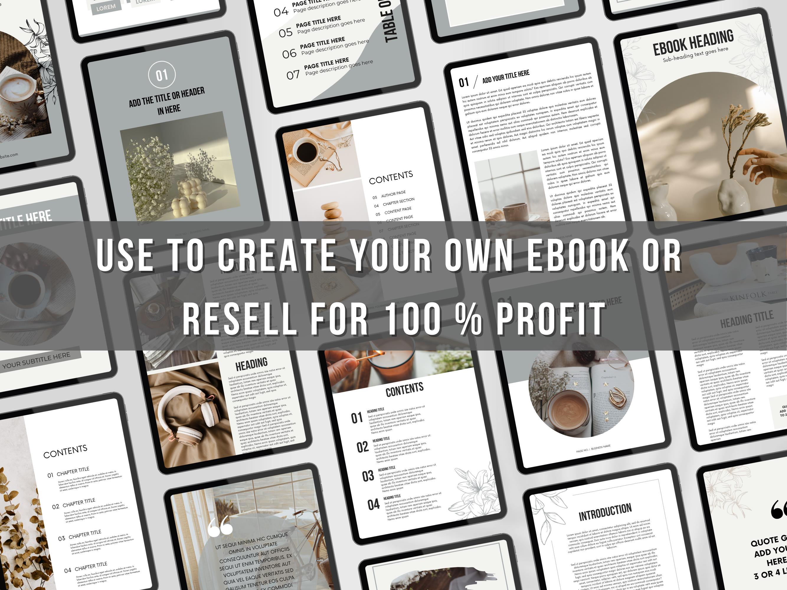 Plr Mrr Editable Ebook Template Canva Coaching Guide Book Canva ...