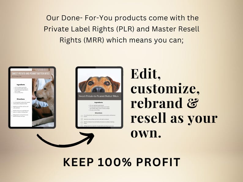 Homemade Dog Treats Recipe Ebook, Canva Template (PLR & MRR) image 5