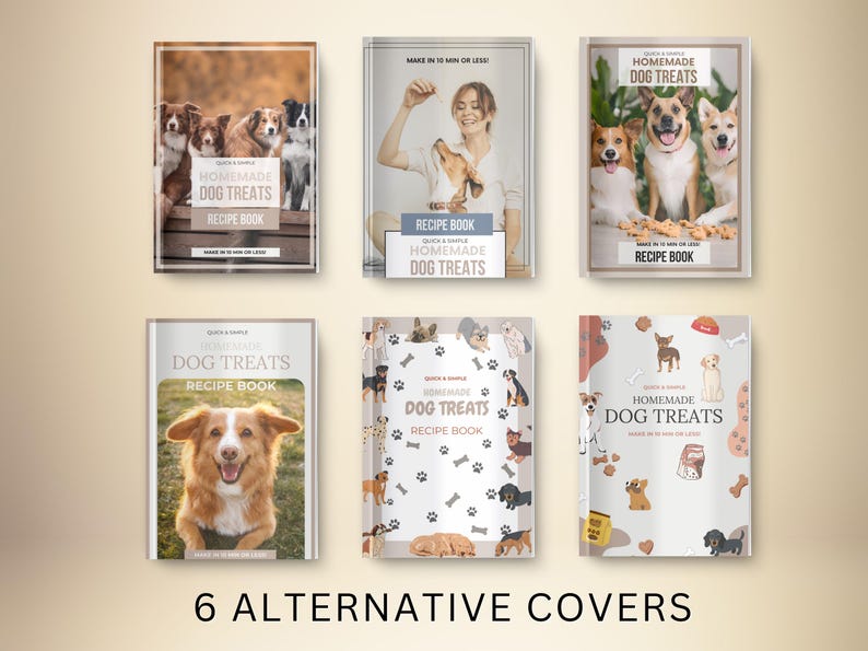 Homemade Dog Treats Recipe Ebook, Canva Template (PLR & MRR) image 4
