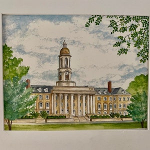 Pennsylvania State University / Old Main / Centre County,  Pennsylvania / Print