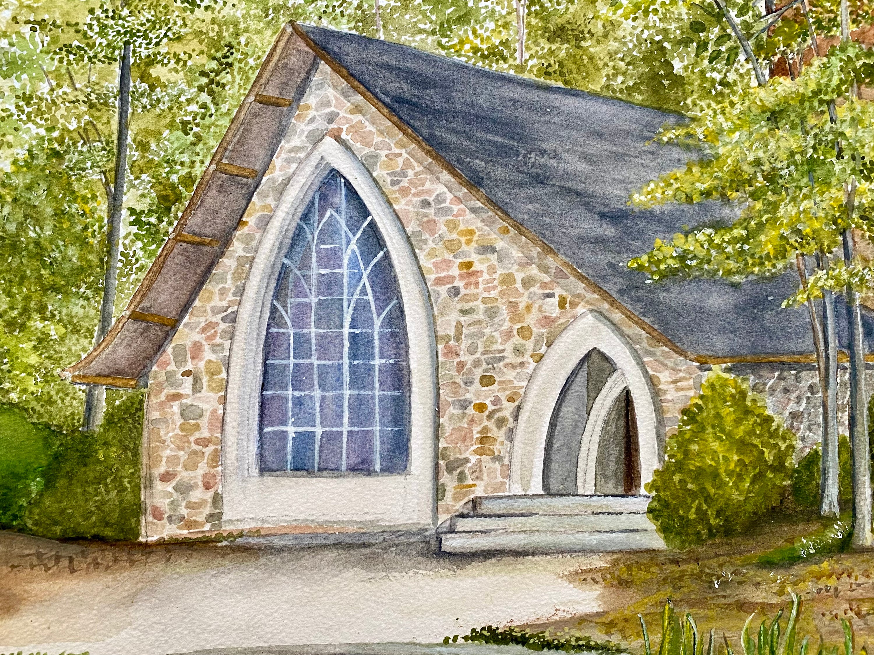 Ida Cason Callaway Memorial Chapel/ Pine Mountain, Georgia/ Print