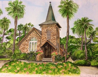 Faith Chapel / Jekyll Island, Georgia/ Print