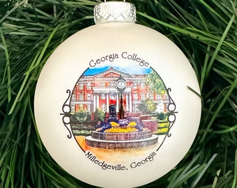 Parks Hall/ Clock/ Milledgeville, Georgia / Ornament