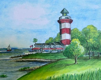 Harbour Town Lighthouse / Hilton Head Island, South Carolina / Print