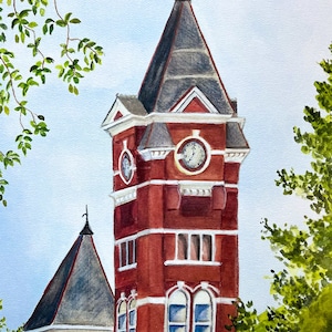 Auburn University ®/ Samford Hall / Auburn, Alabama / Print