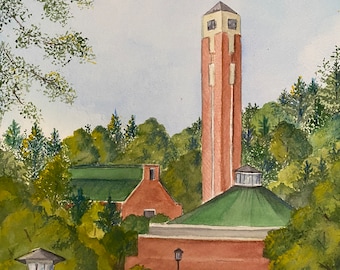 Appalachian State University / University Bell Tower / Boone, N C / Print