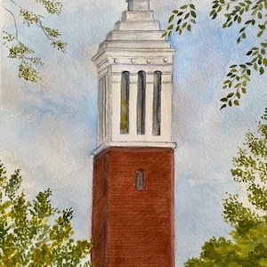 University of Alabama / Denny Chimes / Tuscaloosa, Alabama/Print